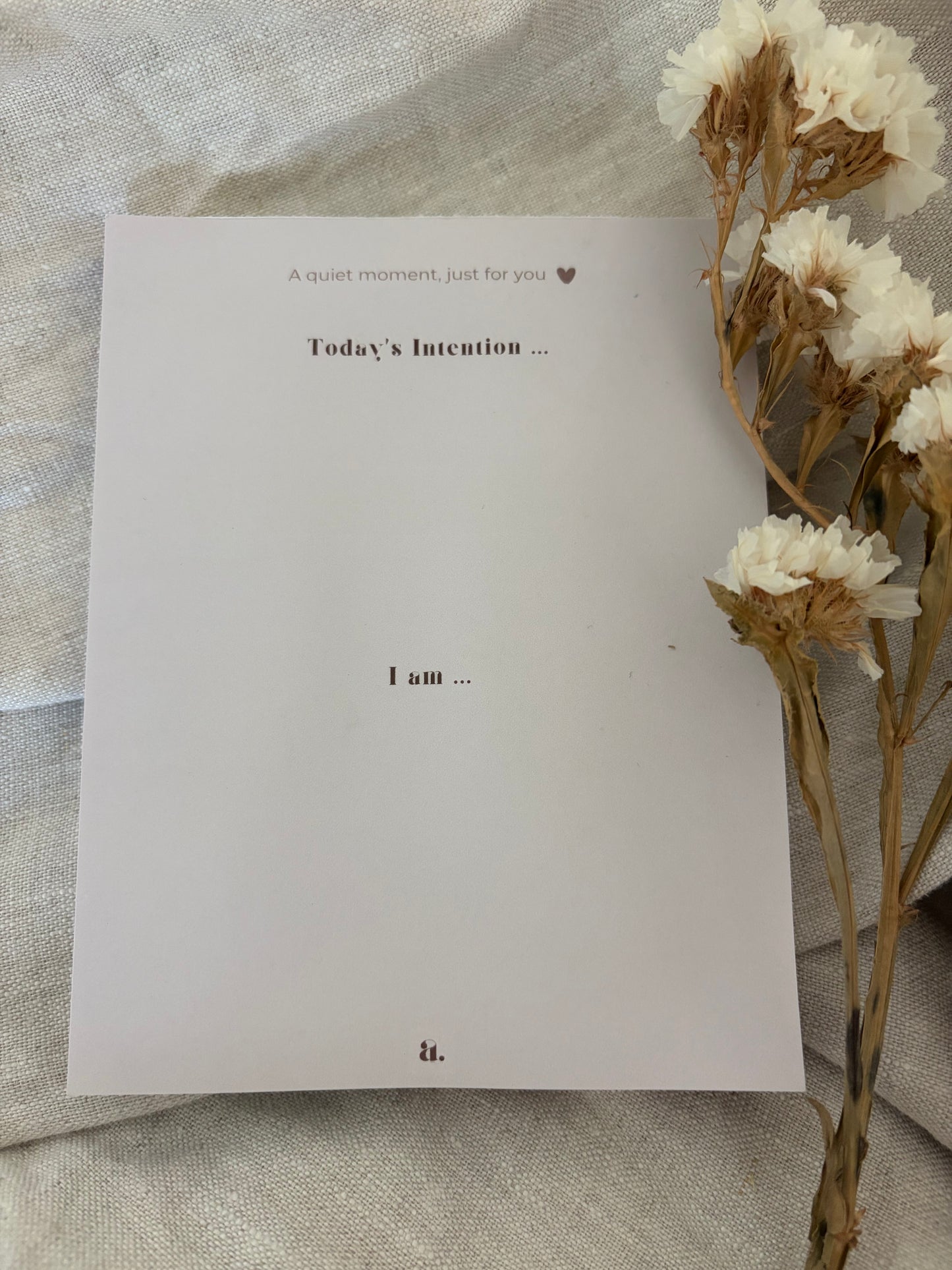 Aurae Intention Notepad
