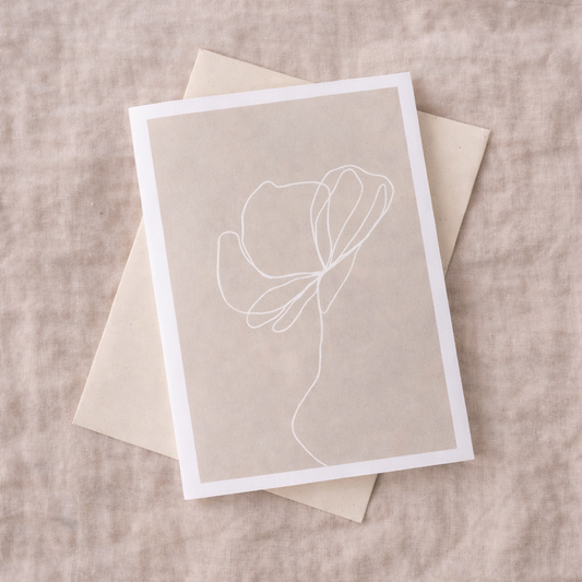 Poppy Greeting Card